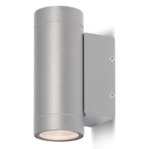 MIZZI II ezüstszürke - kültéri fali lámpa 230V GU10 2x35W IP54