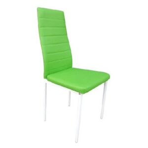Coleta nova szék zöld textilbőr