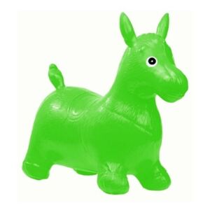 Tulimi gumi ugrálóállat - ló, zöld