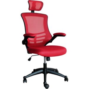 Irodai szék RC81 66.5x51x117cm Piros