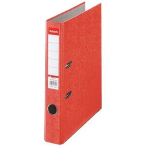 Iratrendező, 50 mm, A4, karton, ESSELTE Rainbow, piros (E17921)