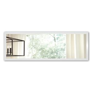 Fali tükör fehér kerettel, 105 x 40 cm - Oyo Concept