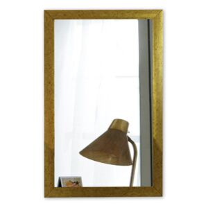 Fali tükör aranyszínű kerettel, 40 x 55 cm - Oyo Concept