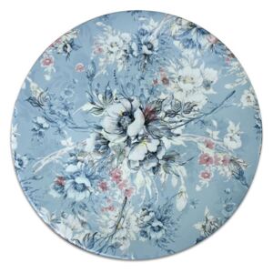 Flowers kék kerámia tányér, ⌀ 26 cm