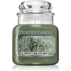Country Candle Frosty Branches illatos gyertya 104 g