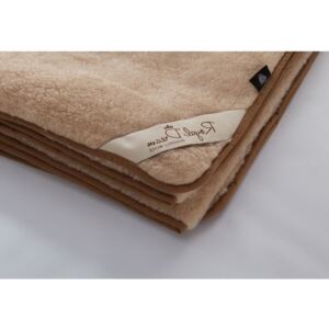 Barna merinói gyapjú takaró, 160 x 200 cm - Royal Dream