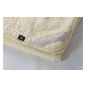Bézs merinói gyapjú takaró, 160 x 200 cm - Royal Dream