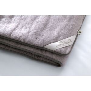 Szürke merinói gyapjú takaró, 90 x 200 cm - Royal Dream