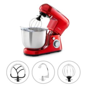 Klarstein Bella Pico 2G, konyhai robotgép, 1200 W, 1,6 HP, 6 fokozat, 5 liter, piros