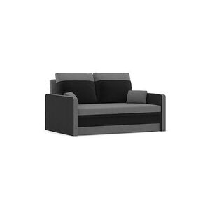 MILTON kinyitható kanapé Szürke / fekete