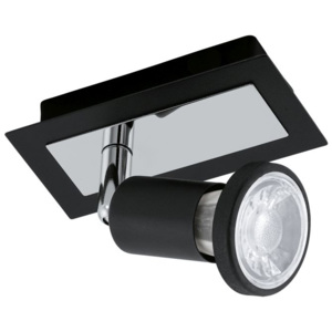 Sarria LED-es fali GU10 1x5W fekete/króm