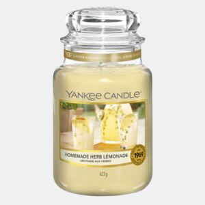 Yankee Candle Homemade Herb Lemonade gyertya, nagy sárga