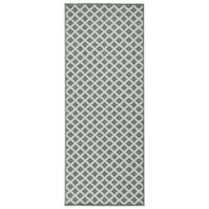 Nizza zöld mintás kétoldalas szőnyeg, 80 x 250 cm - Bougari