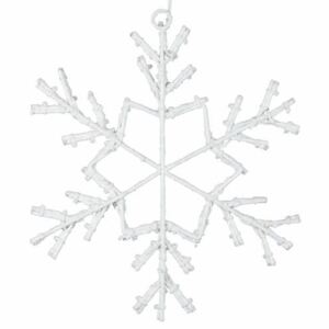 NEXOS Hópehely 36 LED Meleg fehér 30 cm