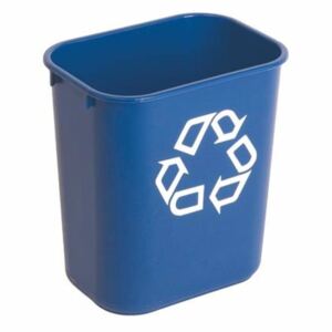 Szelektív hulladékgyűjtő, műanyag, 27 l, RUBBERMAID, kék (UVB011N)