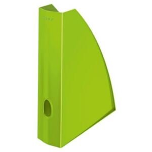 Iratpapucs, műanyag, 60 mm, elöl nyitott, LEITZ Wow, zöld (E52771054)