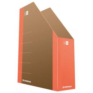 Iratpapucs, karton, 80 mm, DONAU Life, neon narancssárga (D3550N)