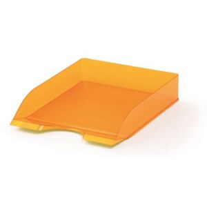 Irattálca, műanyag, DURABLE, Basic, áttetsző narancssárga (DB1701672009)