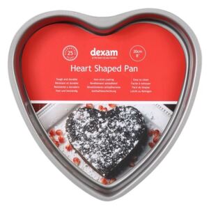 Heart szív alakú sütőforma tapadásmentes felülettel, ø 20 cm - Dexam