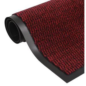 VidaXL négyszögletes szennyfogó szőnyeg 60 x 90 cm piros