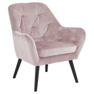 Stílusos fotel Niley - világos rózsaszín