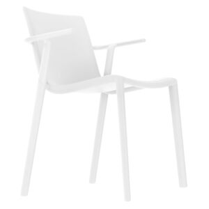 Kat 2 db fehér kerti karfás szék - Resol