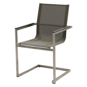 Sienna szürke kerti szék rozsdamentes acélból - ADDU