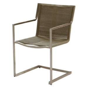 Sienna barna kerti szék rozsdamentes acélból - ADDU