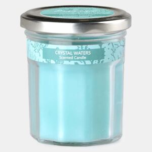 Crystal waters illatos gyertya kék
