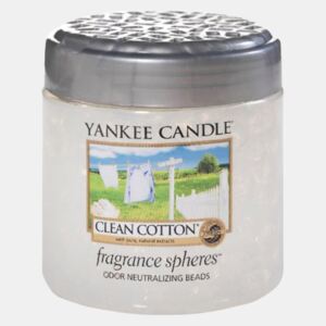 Yankee Candle Clean Cotton illatos gyöngyök fehér