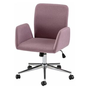Bendy rózsaszín, kerekes irodai szék karfával - Støraa