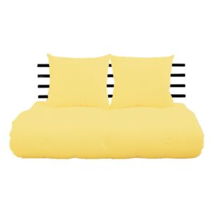 Shin Sano Black/Yellow kinyitható kanapé - Karup Design