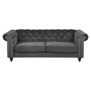 Luxus kanapé Ninetta Chesterfield - sötétszürke