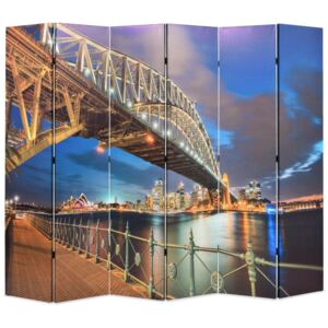 VidaXL Sydney-i Kikötőhíd mintás paraván 228 x 170 cm