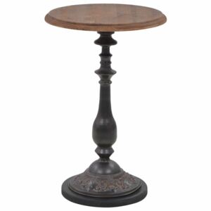 VidaXL barna tömör fenyő kisasztal 40 x 64 cm