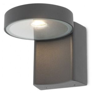 BIRKEN, LED kültéri fali lámpa sötétszürke színben