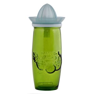 Juice zöld üveg citromfacsaróval újrahasznosított üvegből, 0,55 l - Ego Dekor