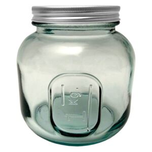 Authentic üvegedény tetővel újrahasznosított üvegből, 1 l - Ego Dekor