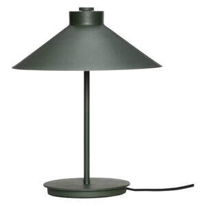 Zöld esernyő búrájú asztali lámpa