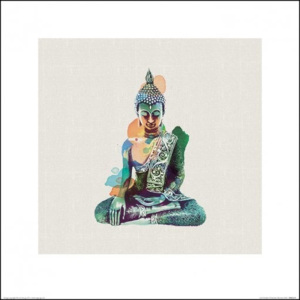 Summer Thornton - Jade Buddha Festmény reprodukció, (40 x 40 cm)