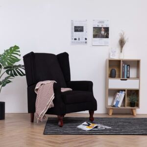 VidaXL fekete szövet állítható szék