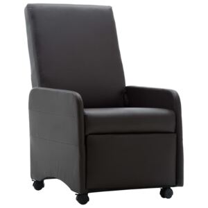 VidaXL barna dönthető műbőr fotel