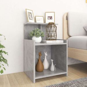 VidaXL betonszürke forgácslap éjjeliszekrény 40 x 35 x 60 cm