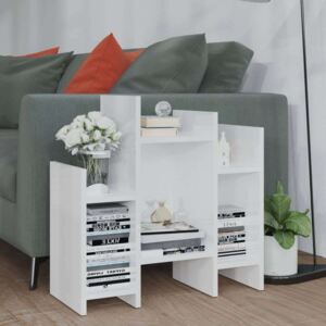 VidaXL magasfényű fehér forgácslap kisszekrény 60 x 26 x 60 cm