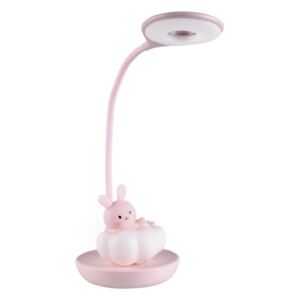 Polux LED Dimmelhető gyermek asztali lámpa RABBIT LED/2,5W/230V rózsaszín SA1358
