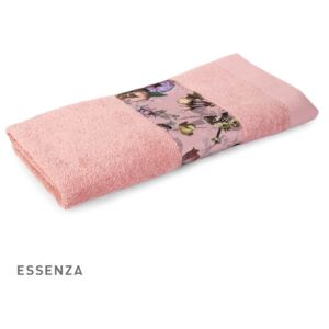 Essenza Home Fleur törölköző rózsaszín 140 cm