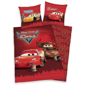 Cars Relax gyermek pamut ágynemű, 140 x 200 cm, 70 x 90 cm