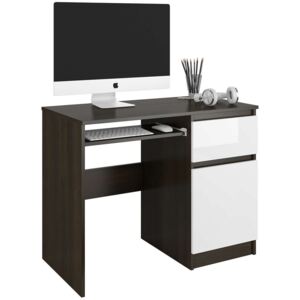 Modern íróasztal N33 wenge-mix