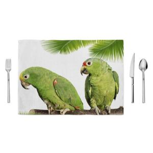 Parrots tányéralátét, 35 x 49 cm - Home de Bleu