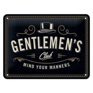 Gentleman's Club dekorációs falitábla - Postershop